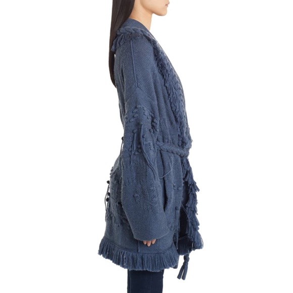 ALANUI Icon Fisherman Belted Cashmere Cardigan XS - Picture 2 of 16